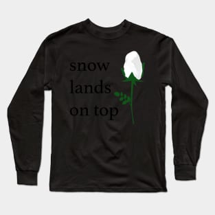 Snow Lands On Top Long Sleeve T-Shirt